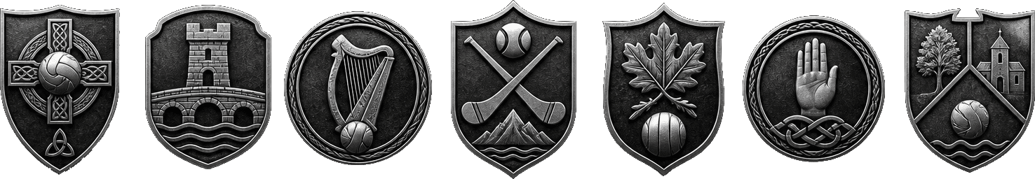 GAA club crests trusted by Páirc IQ